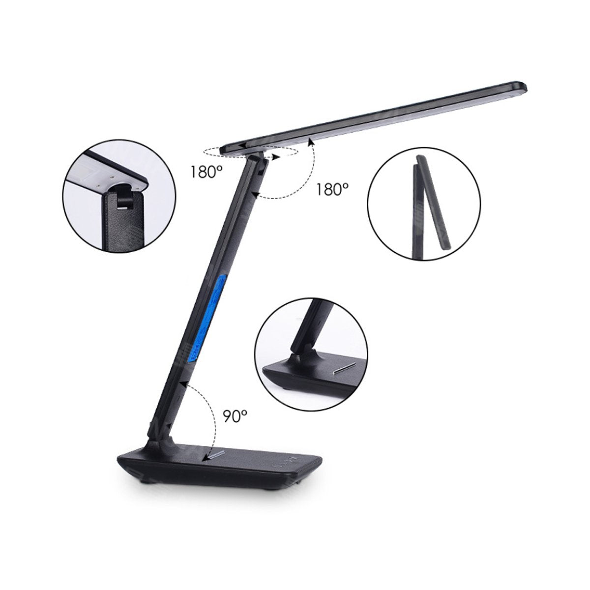 3-in-1 Lamp with Phone Charger, Clock, and Thermostat