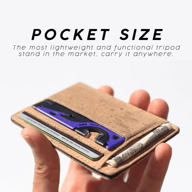 Compact Adjustable Mobile Phone Holder: Foldable, Portable, and Stable