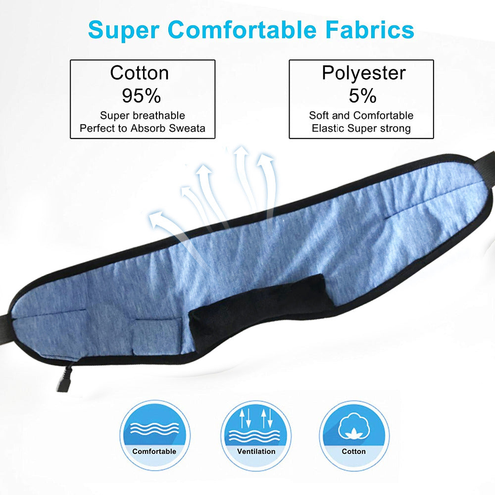 Bluetooth Sleep Mask with Wireless Earphones - Soft Headband for Sleep and Music