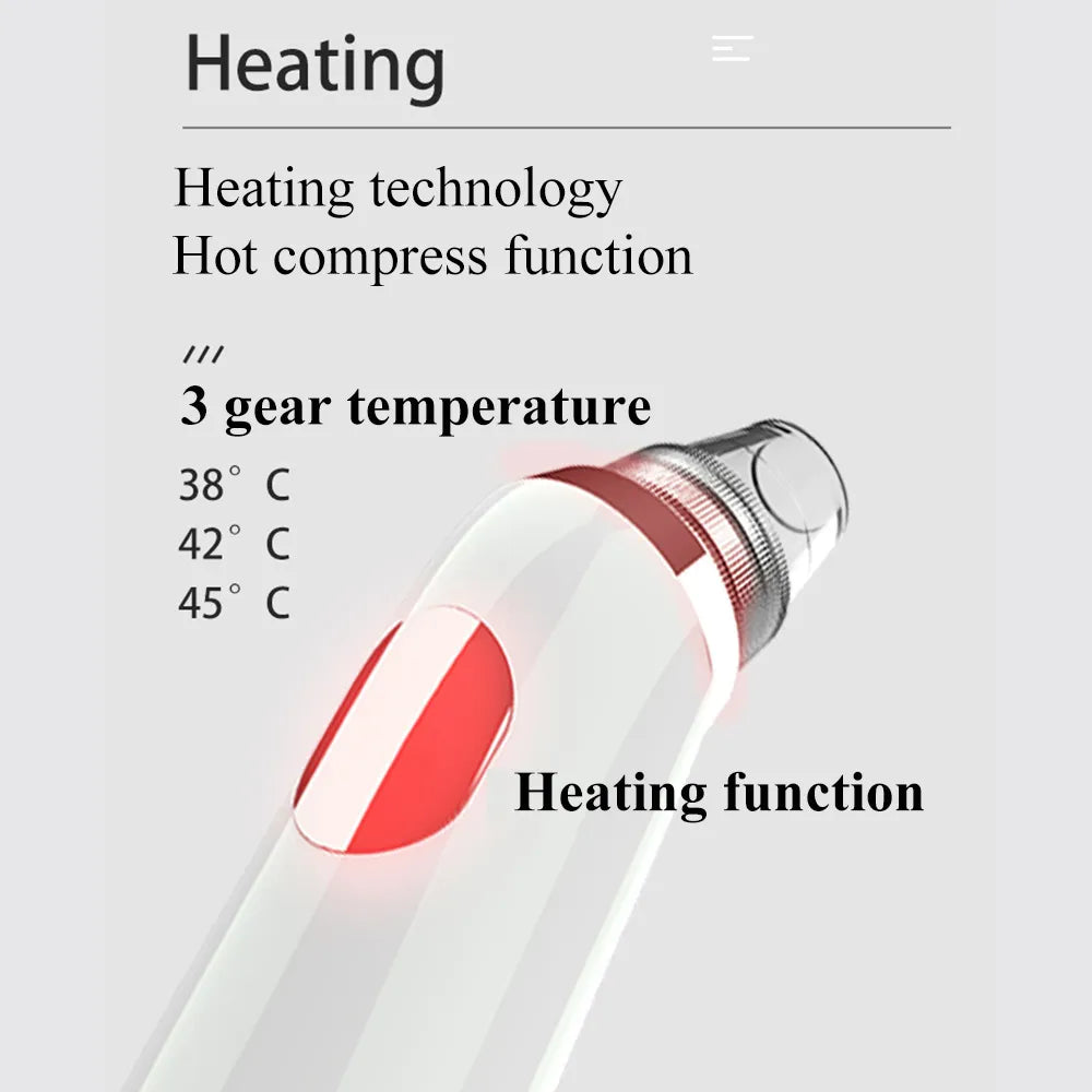 Blackhead Remover Vacuum for Facial Care - Pore Cleaner, Acne, and Pimple Removal Tool