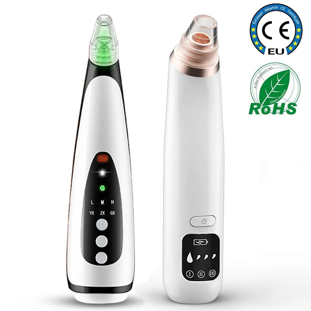Blackhead Remover Vacuum for Facial Care - Pore Cleaner, Acne, and Pimple Removal Tool