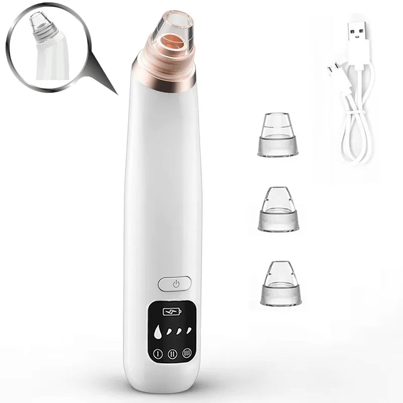 Blackhead Remover Vacuum for Facial Care - Pore Cleaner, Acne, and Pimple Removal Tool