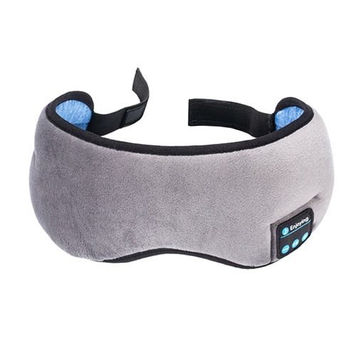 Bluetooth Sleep Mask with Wireless Earphones - Soft Headband for Sleep and Music