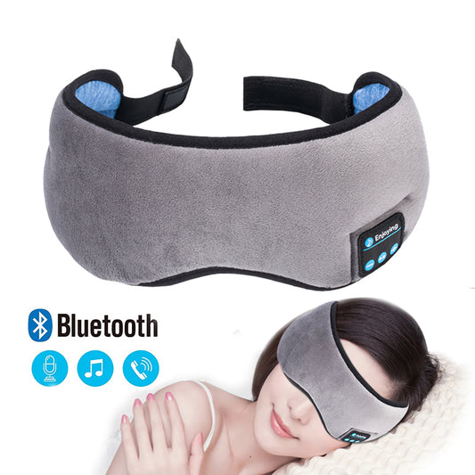 Bluetooth Sleep Mask with Wireless Earphones - Soft Headband for Sleep and Music